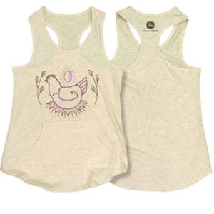 John Deere chicken tank top